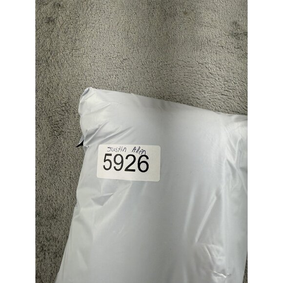 Vintage Justin Allen Sweater Womens Large Black Floral Knit Mock Neck Made USA - Picture 12 of 12